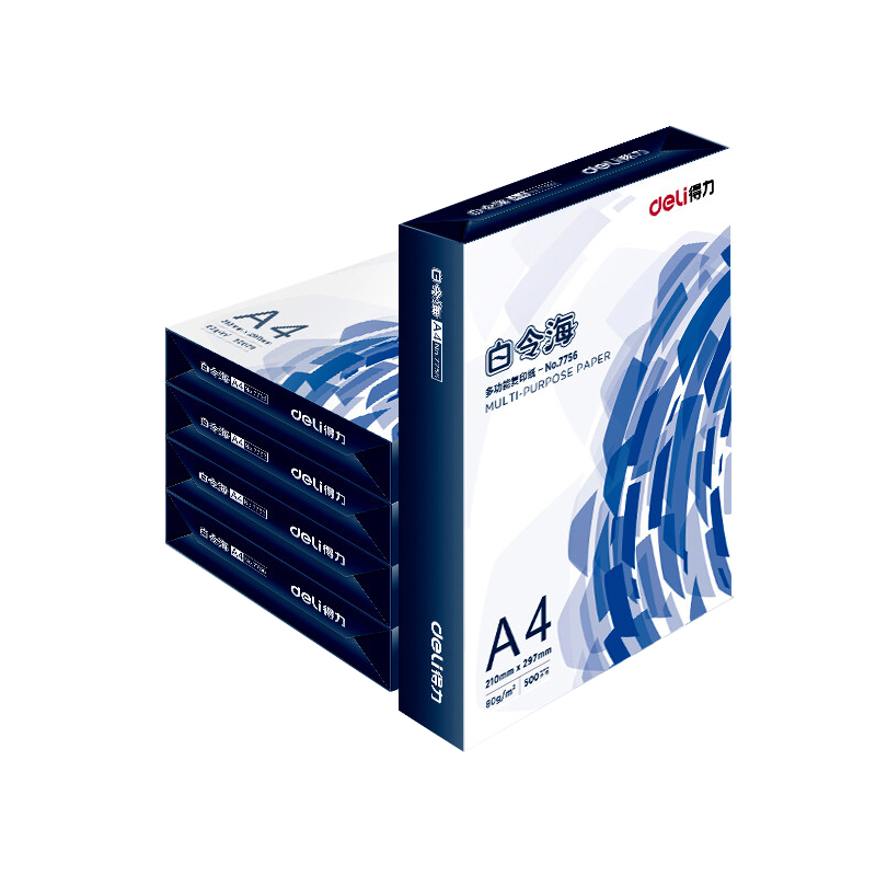 得力（deli）白令海 A4 80g  高性价比 品质品控 克重充足 色泽洁白 一纸多用 原木木浆的照片